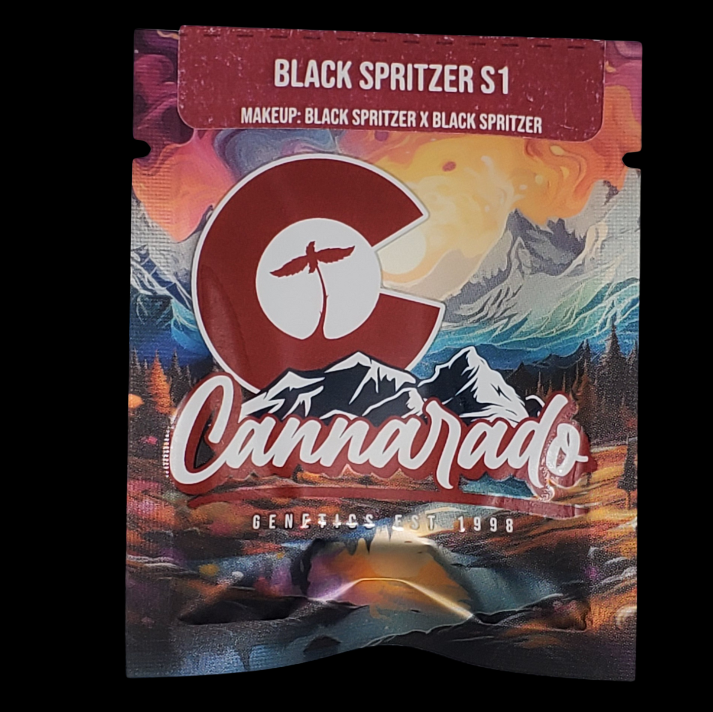 BLACK SPRITZER STRAIN S1 FEMINIZED CANNABIS SEEDS CANNARADO