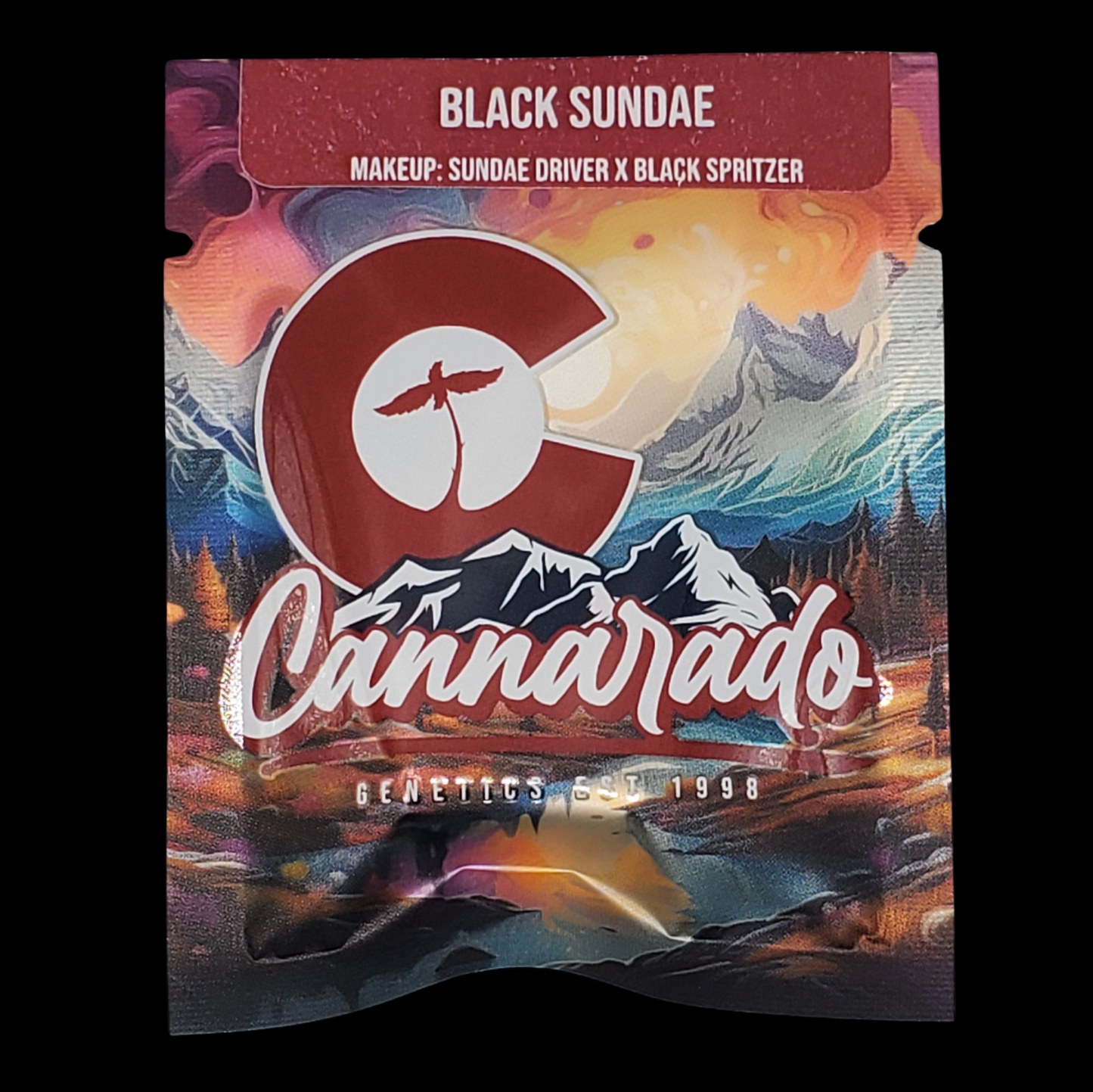 BLACK SUNDAE (SUNDAE DRIVER X BLACK SPRITZER) FEMINIZED CANNABIS SEEDS CANNARADO