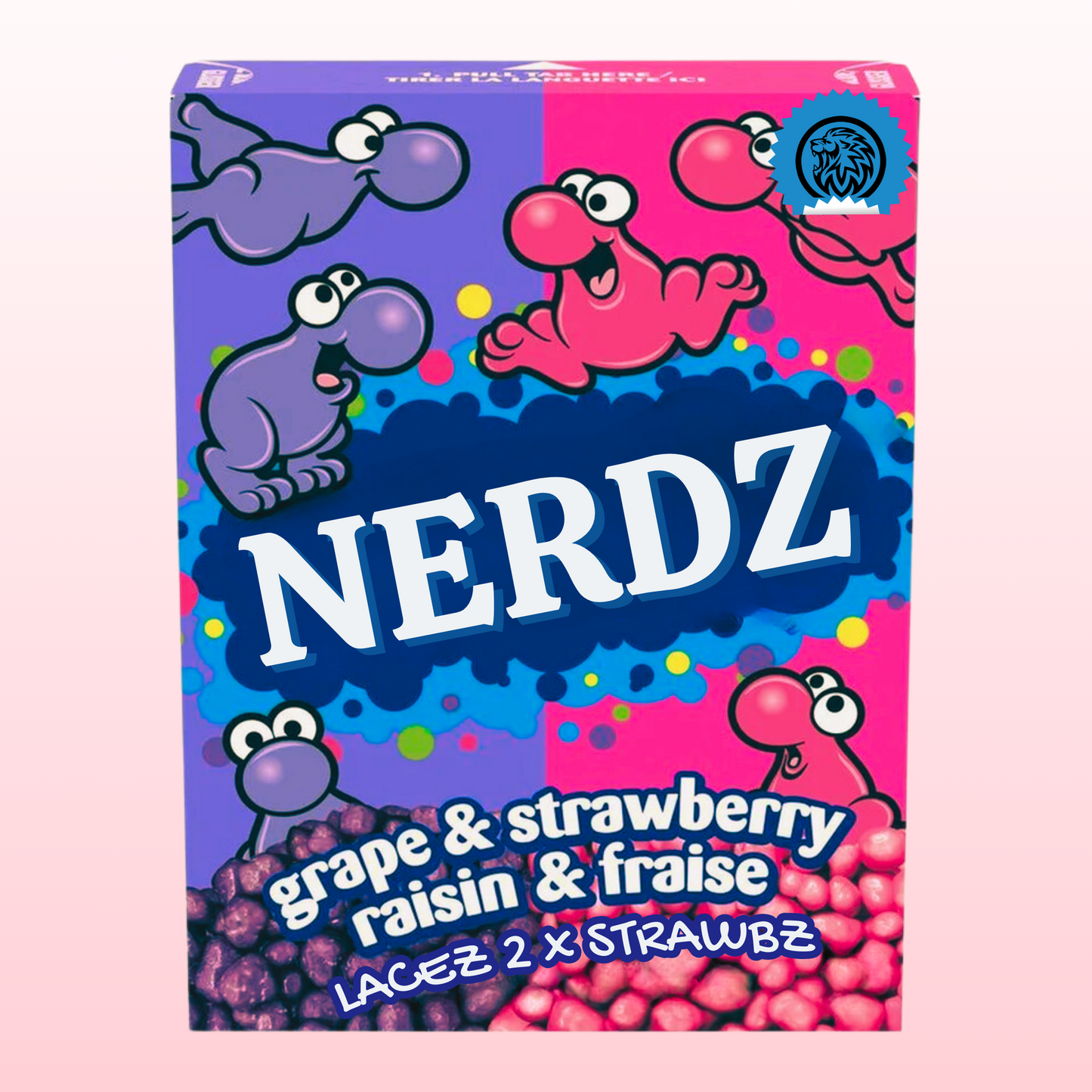 NERDZ STRAIN FEMINIZED CANNABIS SEEDS GRAPE & STRAWBERRY NERDS