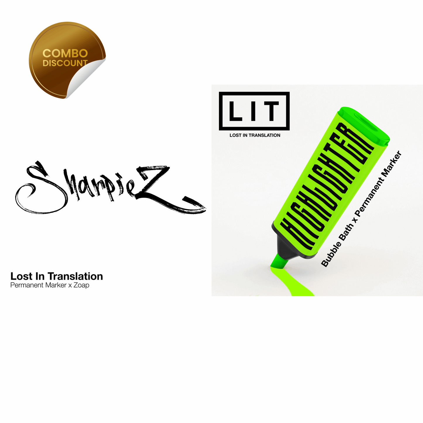 HIGHLIGHTER + SHARPIEZ FEM COMBO DEAL