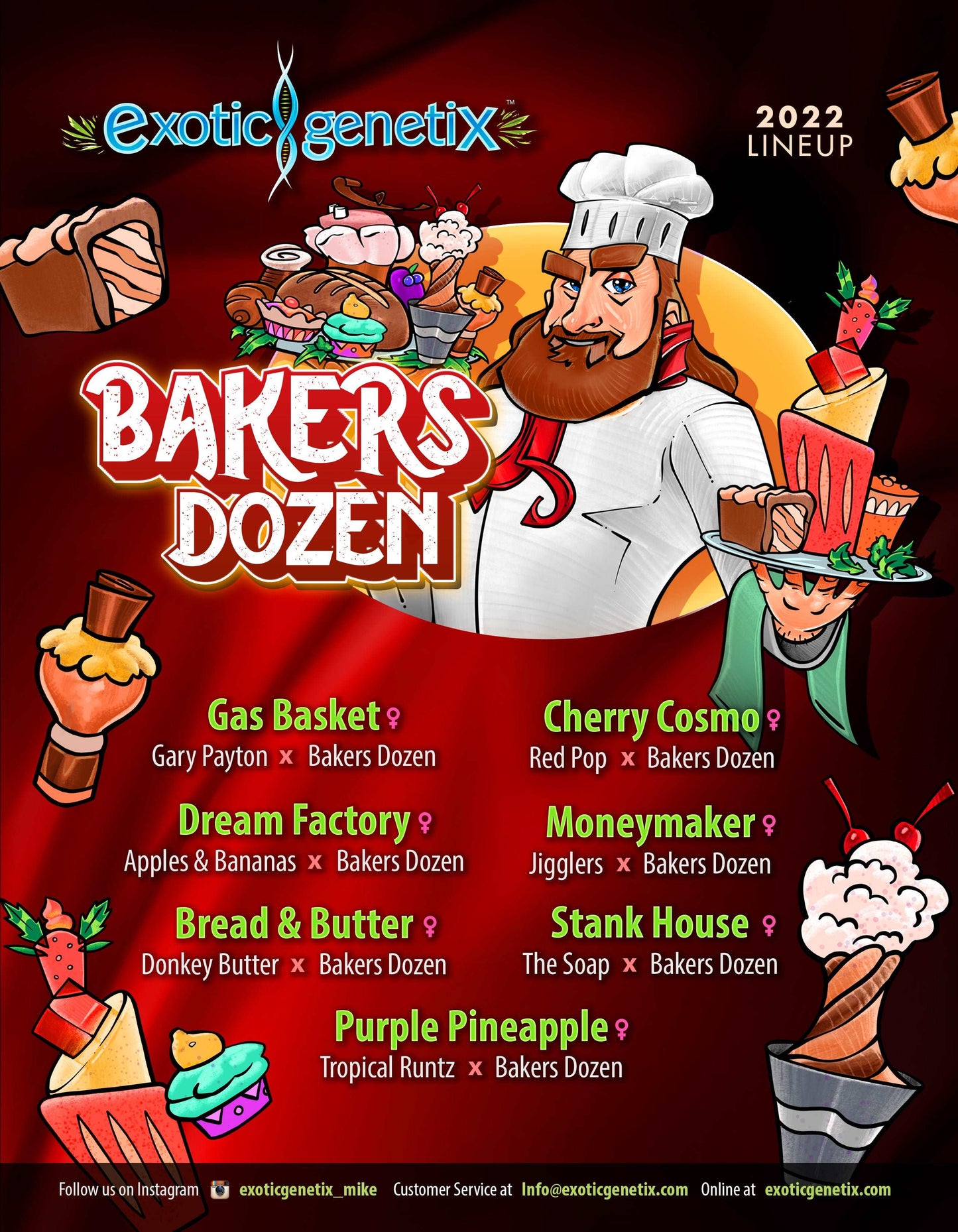 Exotic Genetix Freebies