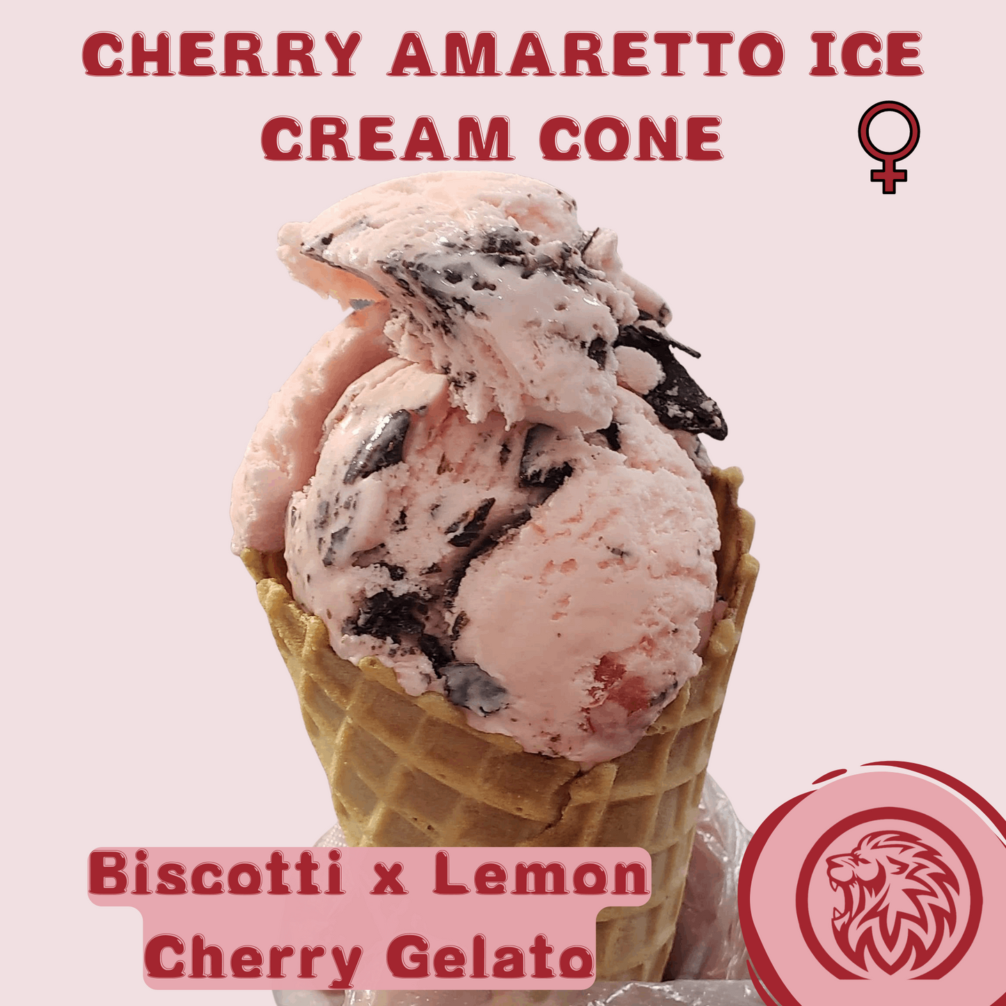 Biscotti x Lemon Cherry Gelato