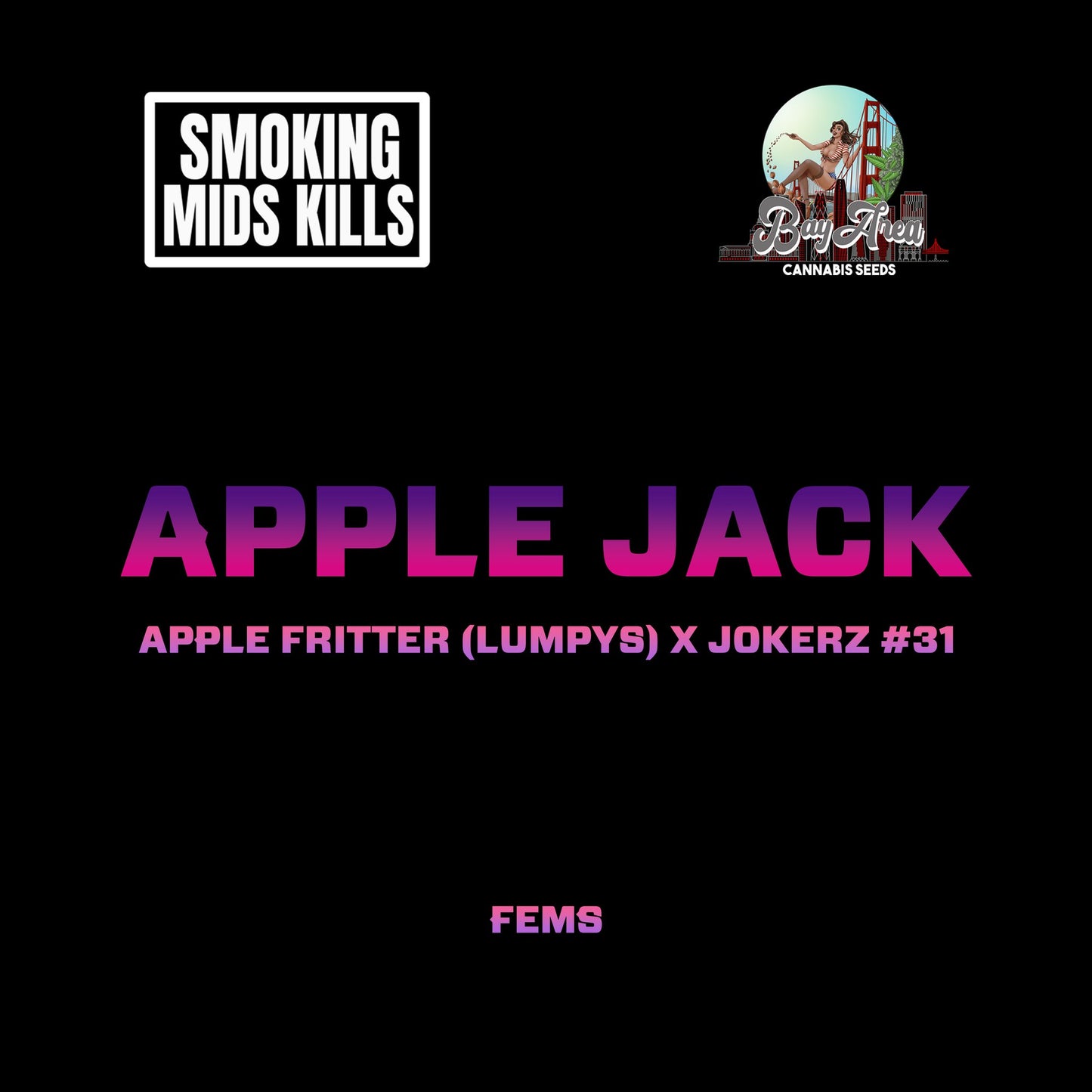 Bay Area Cannabis Seeds Apple Jack