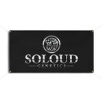 SOLOUD GENETICS VINYL BANNER (BLACK)