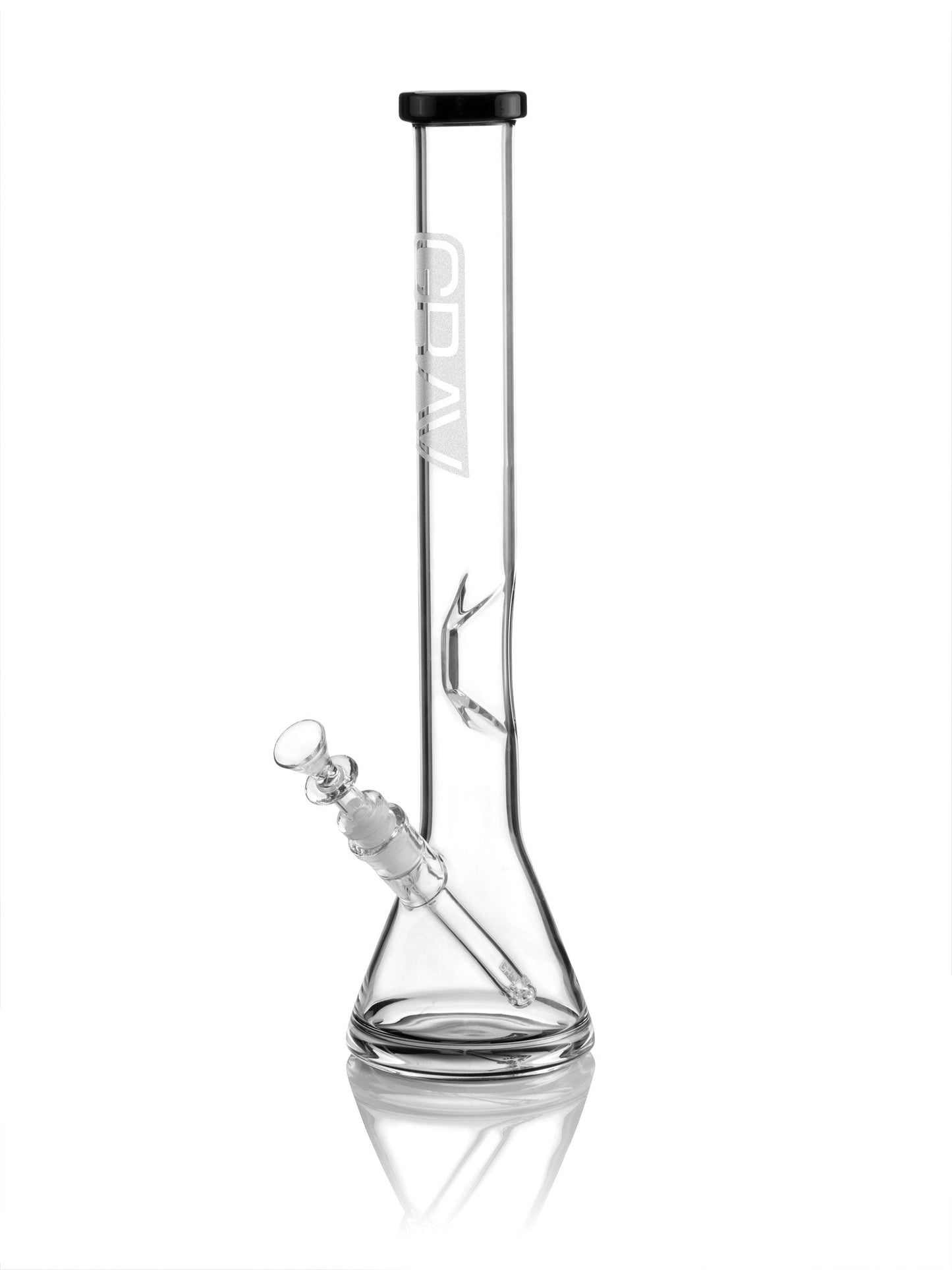 Grav Labs Tall 16 Inch Black Accented Beaker Base Water Pipe Bong