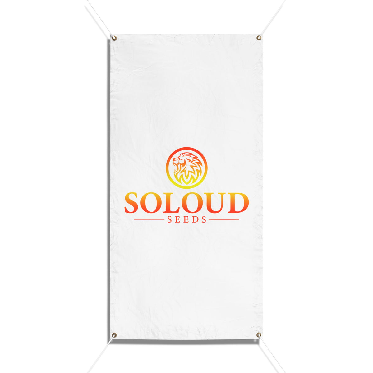 Vinyl Banner — Soloud Seeds Logo Outdoor Banner