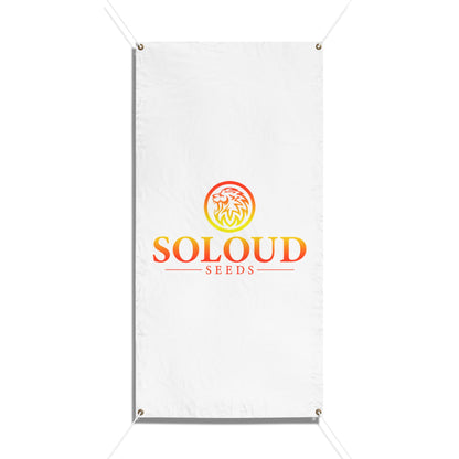 Vinyl Banner — Soloud Seeds Logo Outdoor Banner
