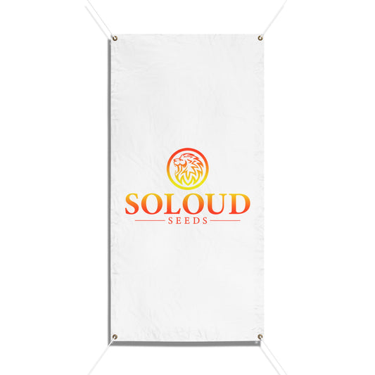 Vinyl Banner — Soloud Seeds Logo Outdoor Banner