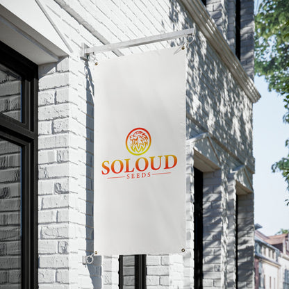 Vinyl Banner — Soloud Seeds Logo Outdoor Banner