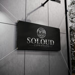 SOLOUD GENETICS VINYL BANNER (BLACK)