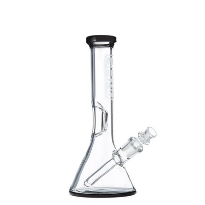 Grav Labs Beaker Base 8 inch Glass Bong Water Pipe w/ Black Accents