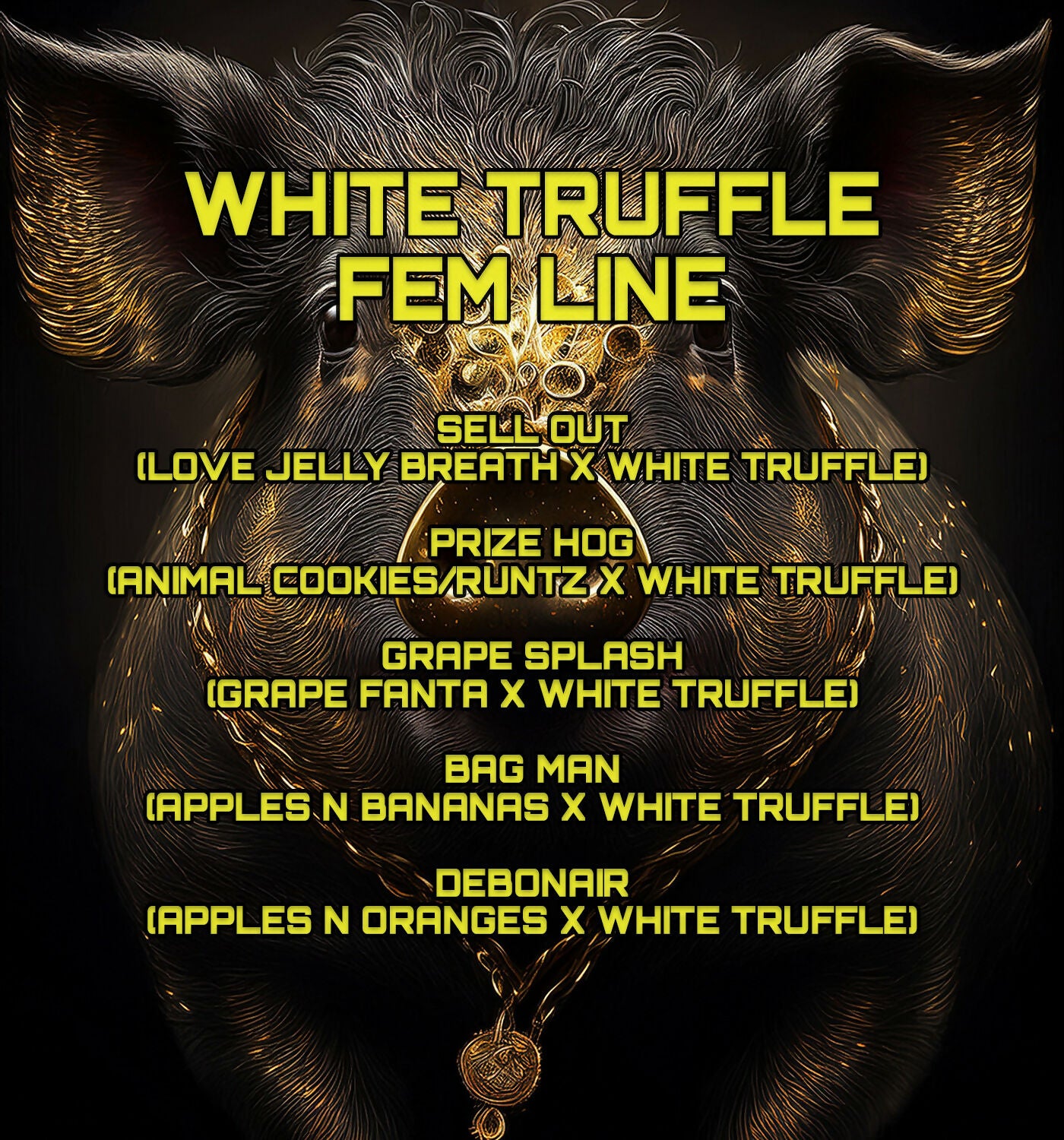 white truffle menu
