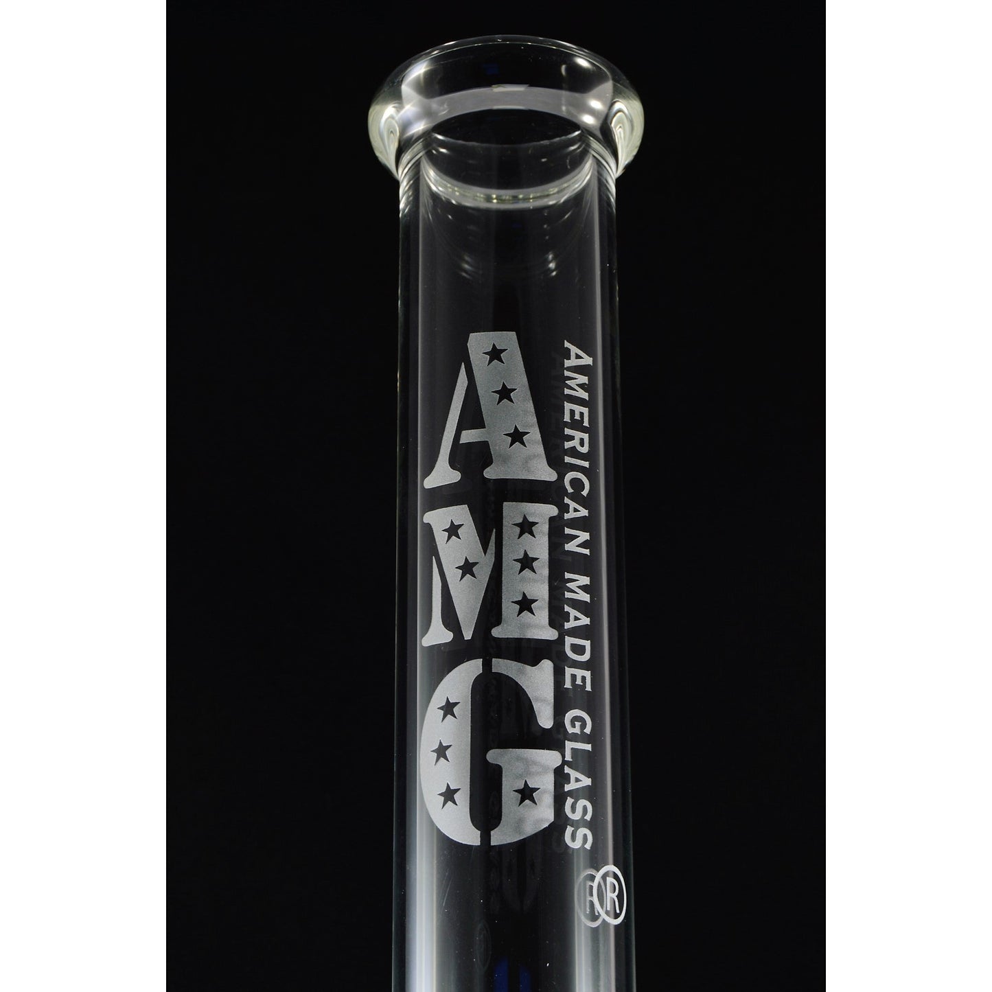 AMG Glass Massive 18 inch Clear Straight Tube Bong Water Pipe