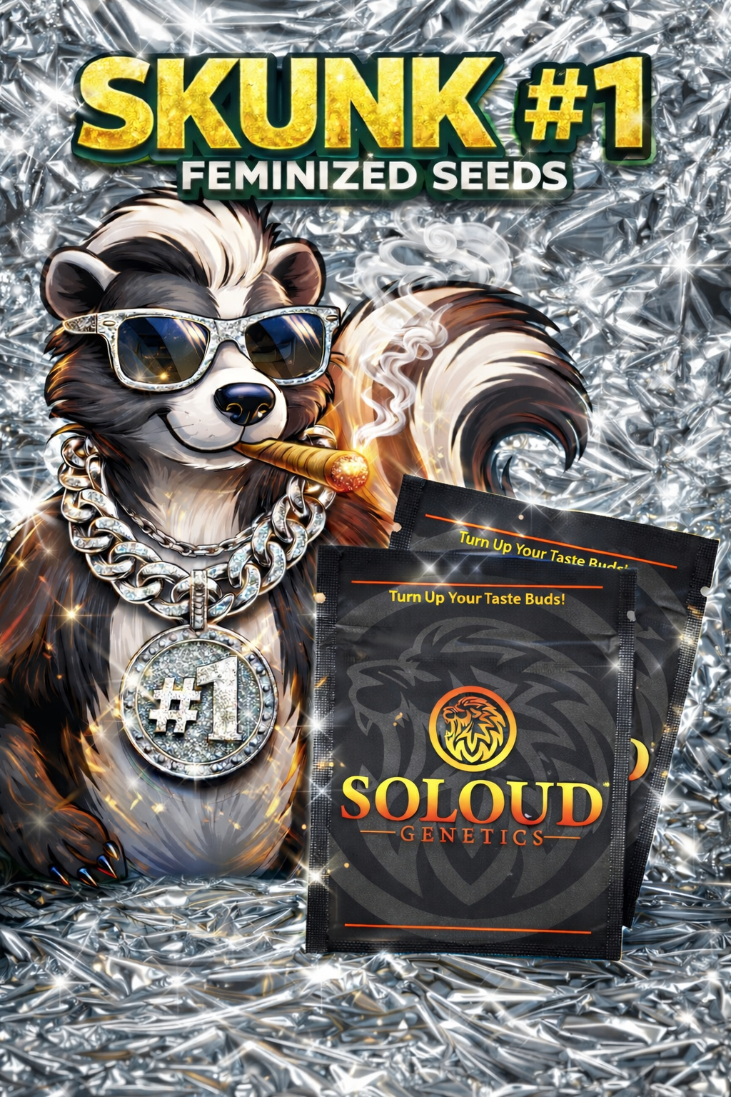 Skunk #1 Strain Feminized Seeds