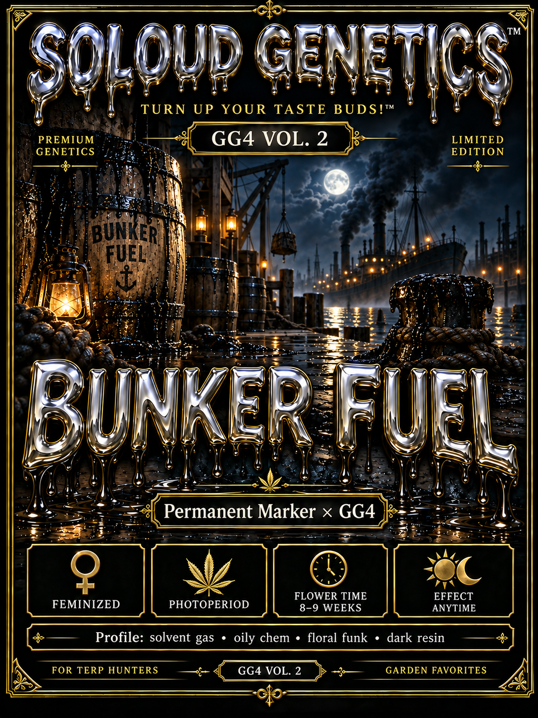 Bunker Fuel - Permanent Marker x GG4 - SoLoud Genetics GG4 Vol. 2